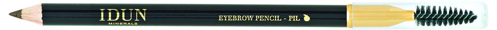 IDUN Minerals Eyebrow Pencil, Pil - Defines Brows & Frames, For Natural & Dramatic Looks - Enhances Shape & Color - Vegan, Highly Purified, Ophthalmologist Tested, Contact Lens Safe - Brown, 0.04 oz Dark Brown - BeesActive Australia