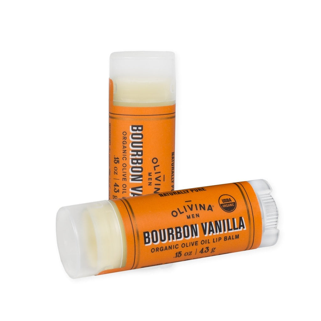 Bourbon Vanilla 0.15 Ounce Moisturizing Olive Oil Lip Balm 2 Pack - BeesActive Australia