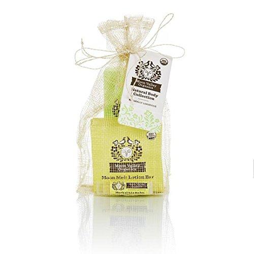 Moon Valley Organics Gift Set with Moon Melt Lotion Bar, Lip Balm & Eczacalm - BeesActive Australia