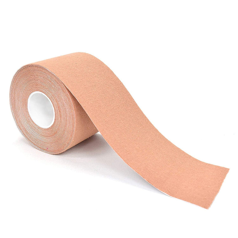 Kinesiology Tape Pro Athletic Sports. Knee, Ankle, Muscle, Kinetic Sport Dynamic, Physical Therapy. Strong-Rock Breathable h2o Resist Cotton.Roll,Uncut,2in x 16.4ft.Bulk k -Beige Beige - BeesActive Australia