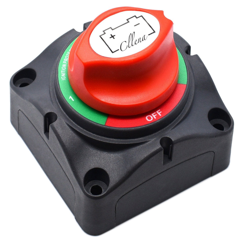 [AUSTRALIA] - Cllena Dual Battery Selector Switch for Marine Boat Rv Vehicles Battery Switch 1 