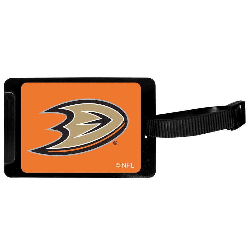 Siskiyou NHL Unisex Luggage Tag Anaheim Ducks Black - BeesActive Australia