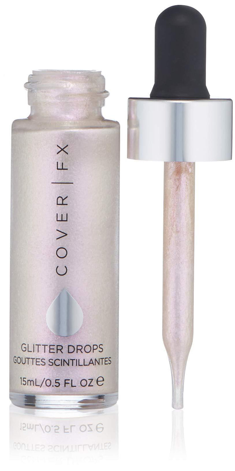 Cover FX Glitter Drops: Liquid Glitter that Delivers a Multidimensional, Sparkling Finish to the Eyes, Cheeks, Lips and Body Aurora - Multi-tonal pink glitter - BeesActive Australia