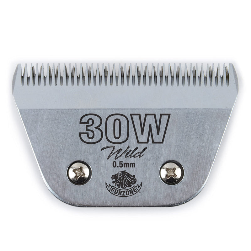 Furzone Detachable Blade - Size 30W Wide Blade 1/50", Made of Extra Durable Japanese Steel, Compatible with Most Andis, Oster, Wahl A5 Clippers - BeesActive Australia