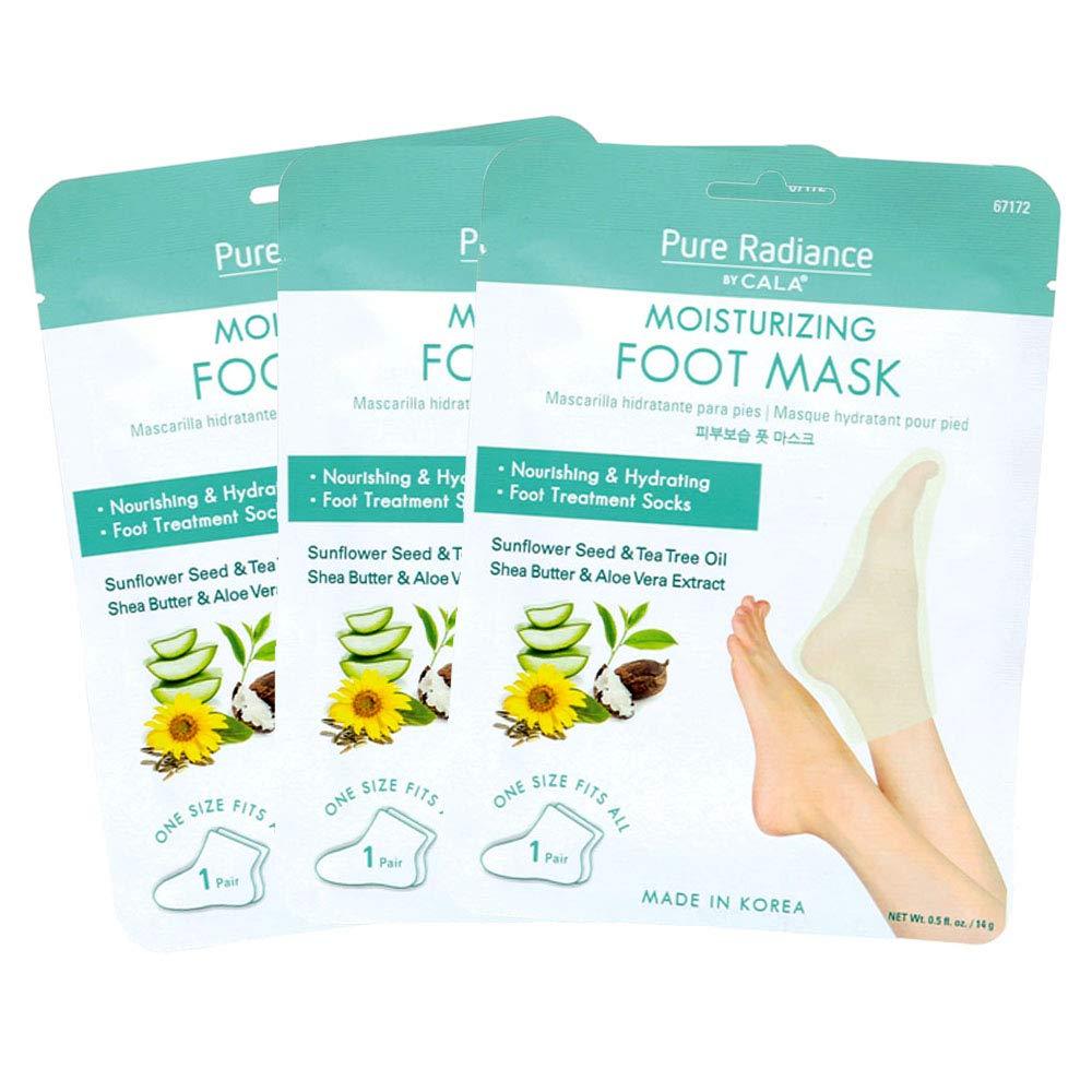 Pure Radiance by CALA Moisturizing Foot Masks 3 Pairs. Sunflower - BeesActive Australia