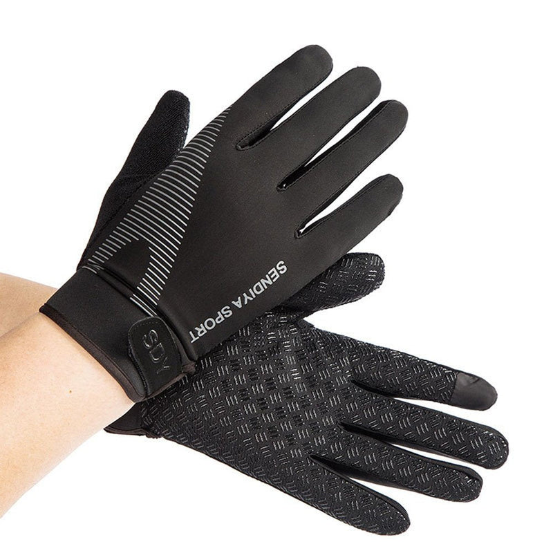 YHT Workout Gloves, Full Palm Protection & Extra Grip, Gym Fishing Fencing Gloves for Weight Lifting, Training, Fitness, Exercise (Men & Women) Black Medium - BeesActive Australia