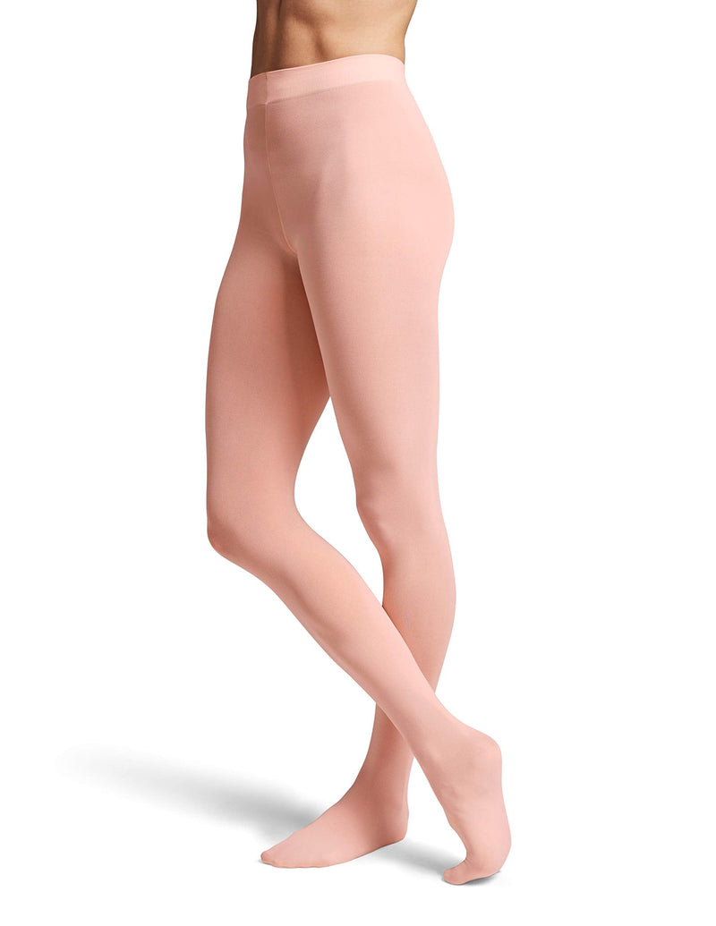 Bloch Dance Girls Contour Soft Footed Tights Small Ballet Pink - BeesActive Australia