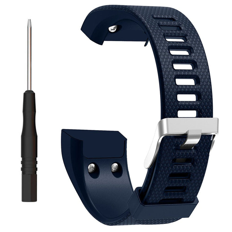 ZSZCXD Band for Garmin vivosmart HR+, Silicone Strap Replacement Wristband for Garmin vivosmart HR+ (No Tracker) Navy - BeesActive Australia