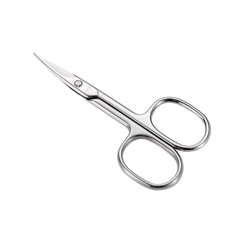 LIVINGO Premium Manicure Scissors Multi-purpose Stainless Steel Cuticle Pedicure Beauty Grooming Kit for Nail, Eyebrow, Eyelash, Dry Skin Curved Blade 3.5 inch - BeesActive Australia