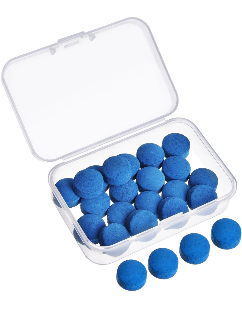 Gejoy 20 Pieces Billiard Pool Cue Tips 13 mm Pool Cue Tips Replacement Kit Pool Stick Tips Billiard Cue Tips with Storage Box for Pool Cues and Snooker - BeesActive Australia