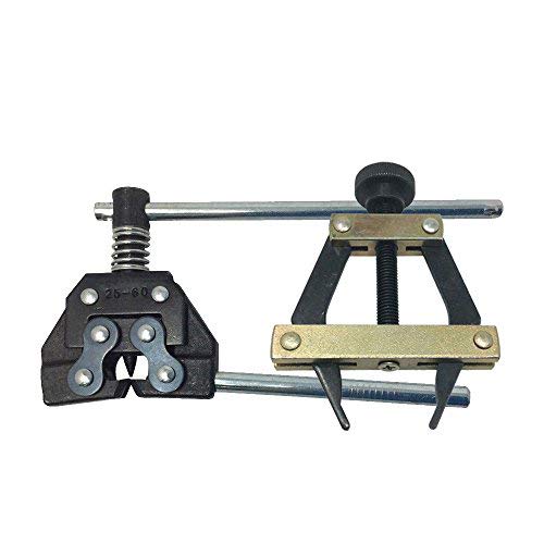 AZSSMUK Aobbmok Roller Chain Tools Kit #25-60 Holder Puller&Breaker Cutter for Bicycle,Motorcycle Chains (Carbon Steel) Carbon Steel - BeesActive Australia