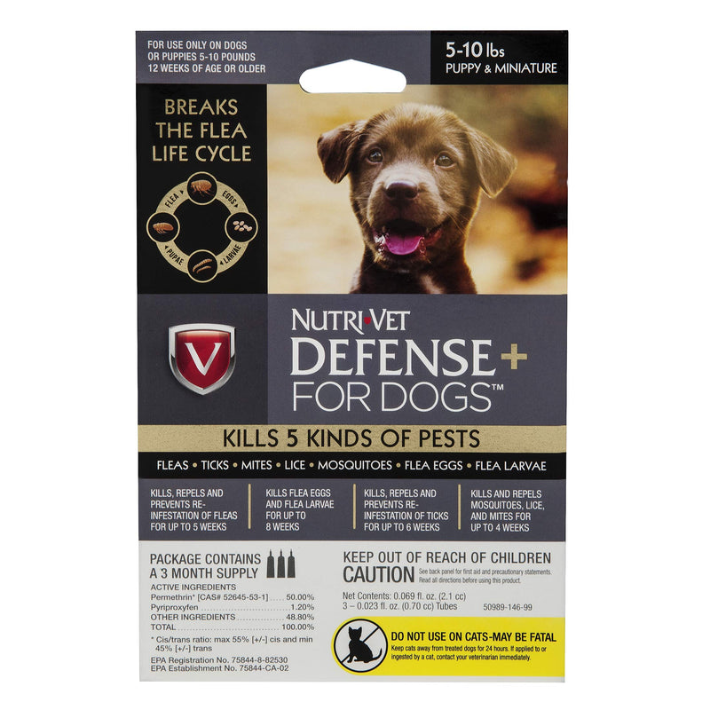 Nutri-Vet Defense Plus Flea & Tick Control for Puppies - BeesActive Australia