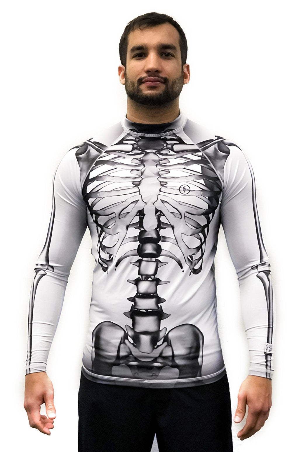 [AUSTRALIA] - SUNPLUS Men's UPF 35+ Long Sleeve Rash Guard White Medium 