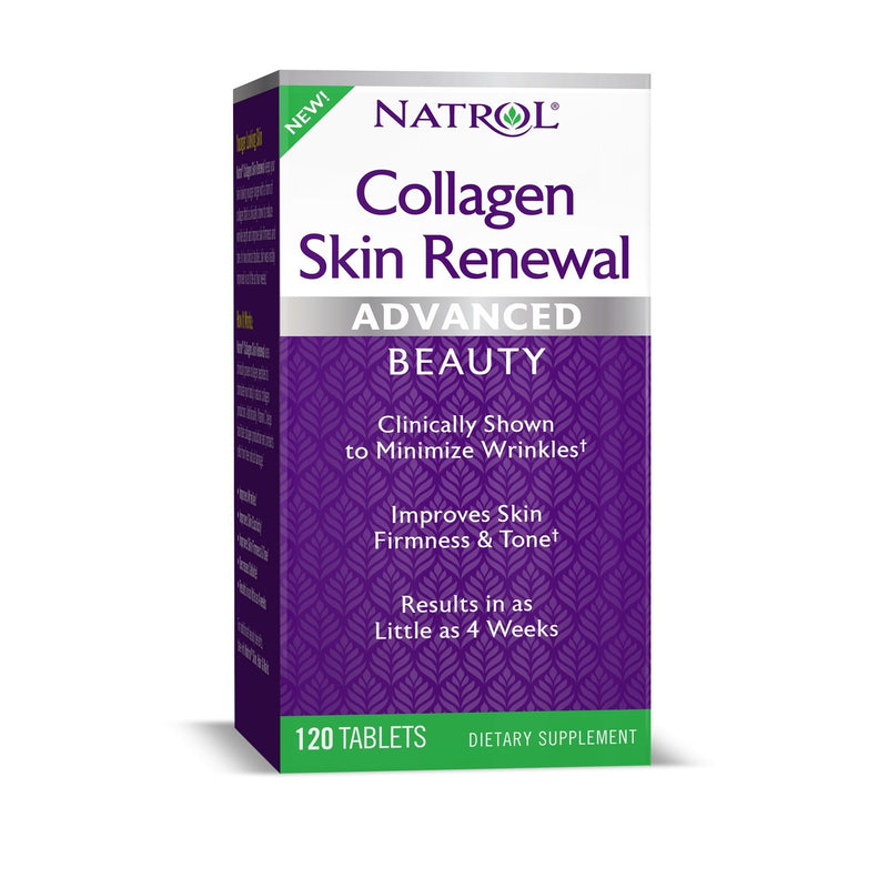 Natrol Collagen Skin Renewal Tablets, 120 Count 120 Count (Pack of 1) - BeesActive Australia