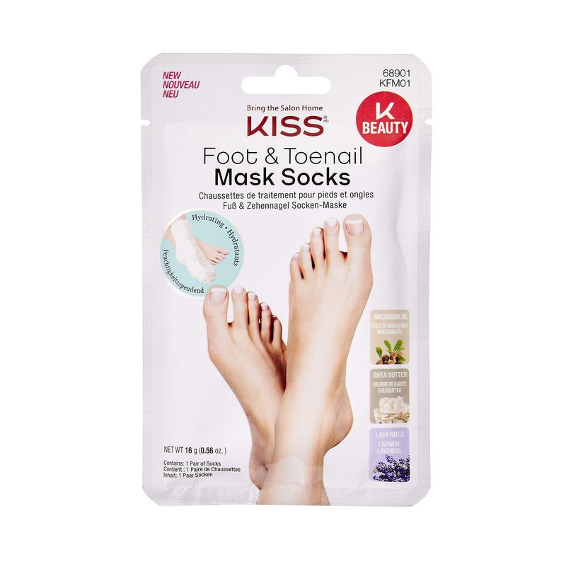KISS K-Beauty Foot & Toenail Mask Socks KFM01 (1 PACK) 1 PACK - BeesActive Australia