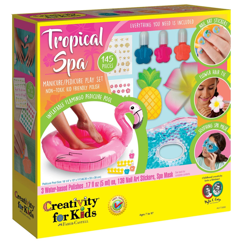 Creativity for Kids 6173000 Tropical Spa - Manicure & Pedicure Playset for Kids Multicolor - BeesActive Australia