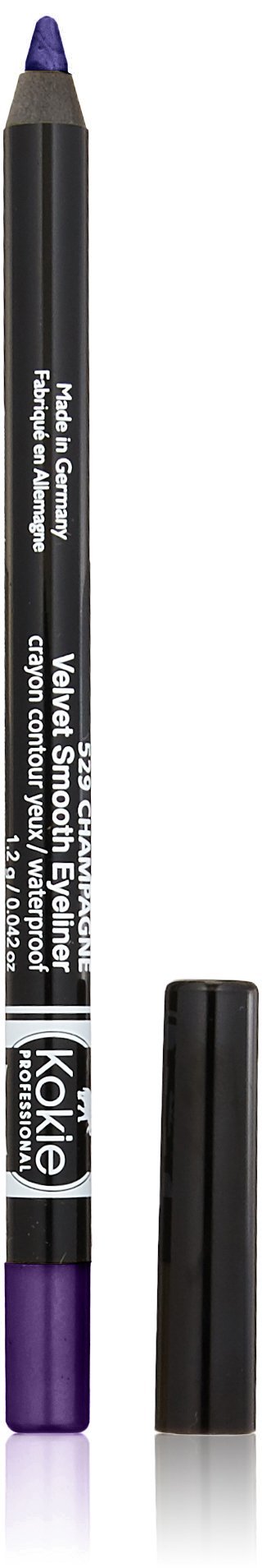 Kokie Cosmetics Waterproof Velvet Smooth Eyeliner Pencil, Eggplant, 0.042 Ounce - BeesActive Australia