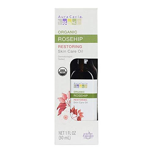 Aura Cacia Organic Rosehip Skin Care Oil | GC/MS Tested for Purity | 30ml (1 fl. oz.) in Box - BeesActive Australia