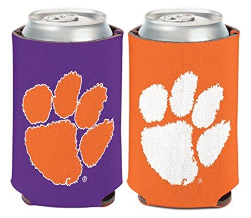 WinCraft NCAA Clemson University Tigers 1 Pack 12 oz. 2-Sided Can Cooler - BeesActive Australia