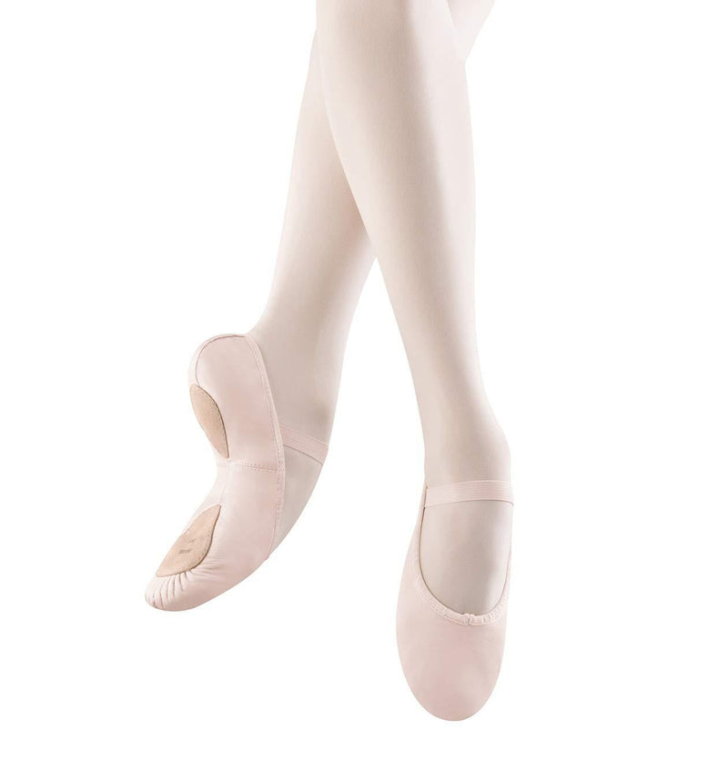 [AUSTRALIA] - Bloch Girls Dance Dansoft II Leather Split Sole Ballet Shoe/Slipper, Theatrical Pink, Medium 
