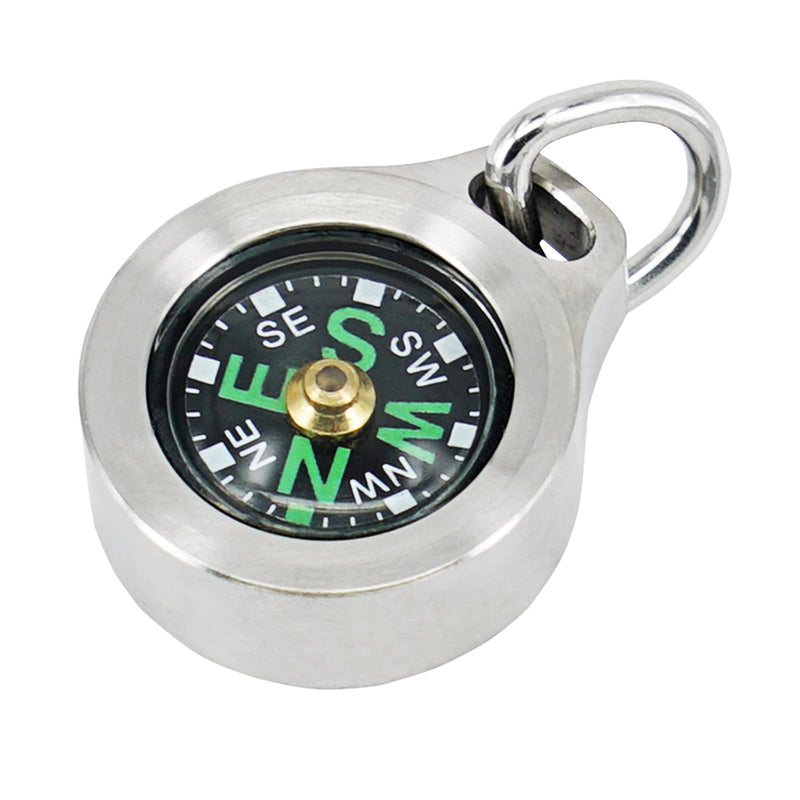 MecArmy CMP Titanium/Brass Grade Compass, Teardrop Shaped Survival Compass, Waterproof IPX5 Hiking Compass, Handheld Compass Easy to Recognize Direction - BeesActive Australia