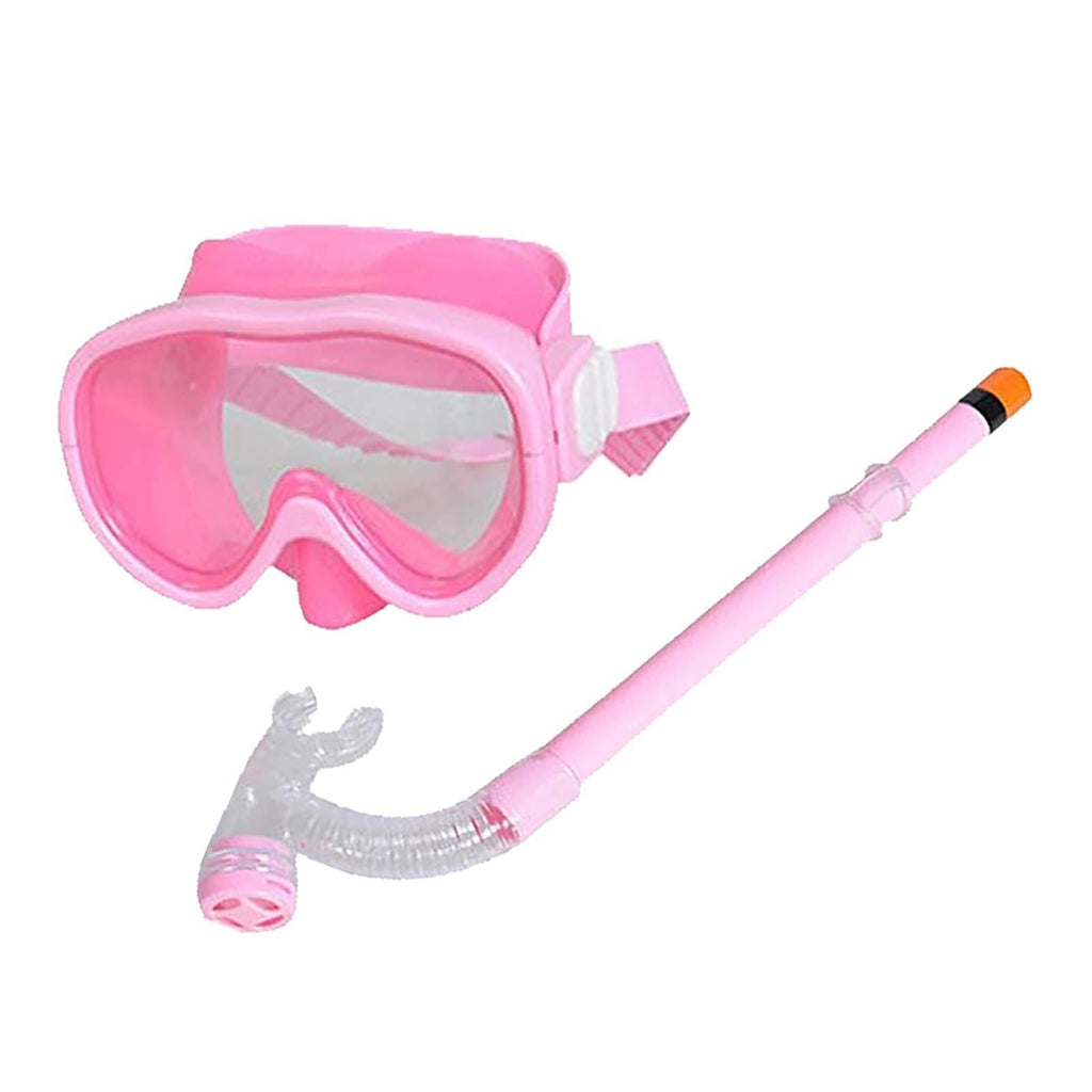 [AUSTRALIA] - Smolisi Kids Youth Water Sports Silicone Scuba Swimming Swim Diving Mask Snorkel Glasses Anti Fog Goggles Set Pink 