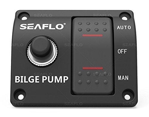 [AUSTRALIA] - SEAFLO 3-Way Bilge Pump Panel Rocker Switch Automatic/Off/Manual with Built in 15A Circuit Breaker 12v 24v 32v 