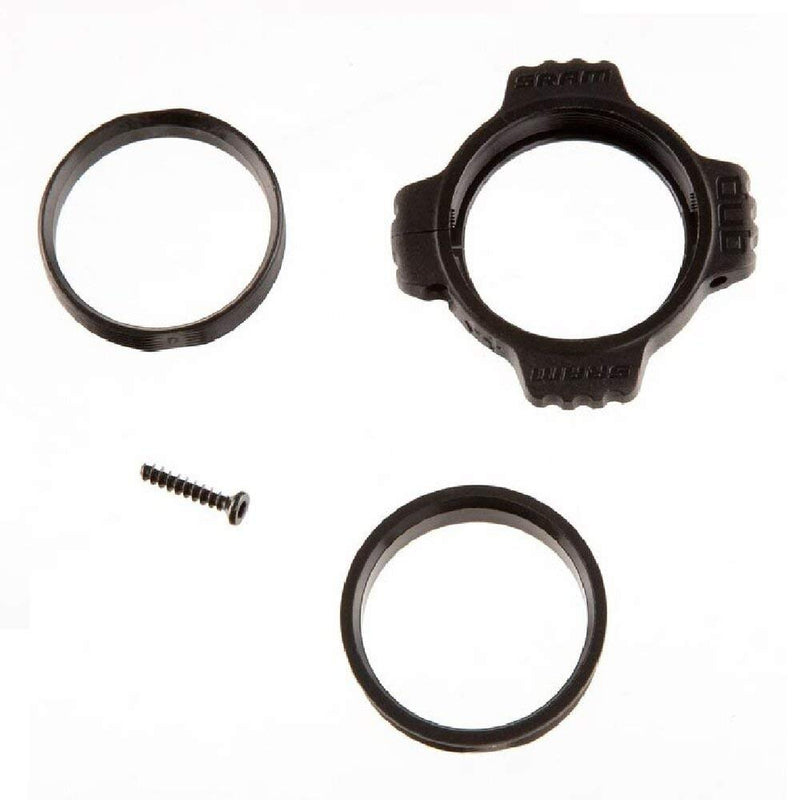 Sram Spare - Bottom Bracket Preload Adjuster Kit Dub (Including Screw, Outerring and 2 Innerrings Non-Flanged & Flanged (Flanged Compatible with Xx1 and X01 Dub Cranks, Except for Fat): Black - BeesActive Australia