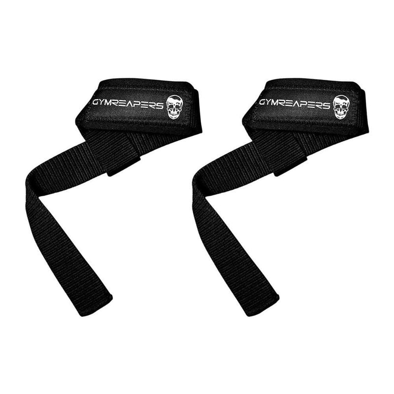 Gymreapers Lifting Wrist Straps for Weightlifting, Bodybuilding, Powerlifting, Strength Training, Deadlifts - Padded Neoprene with 18 inch Cotton - BeesActive Australia