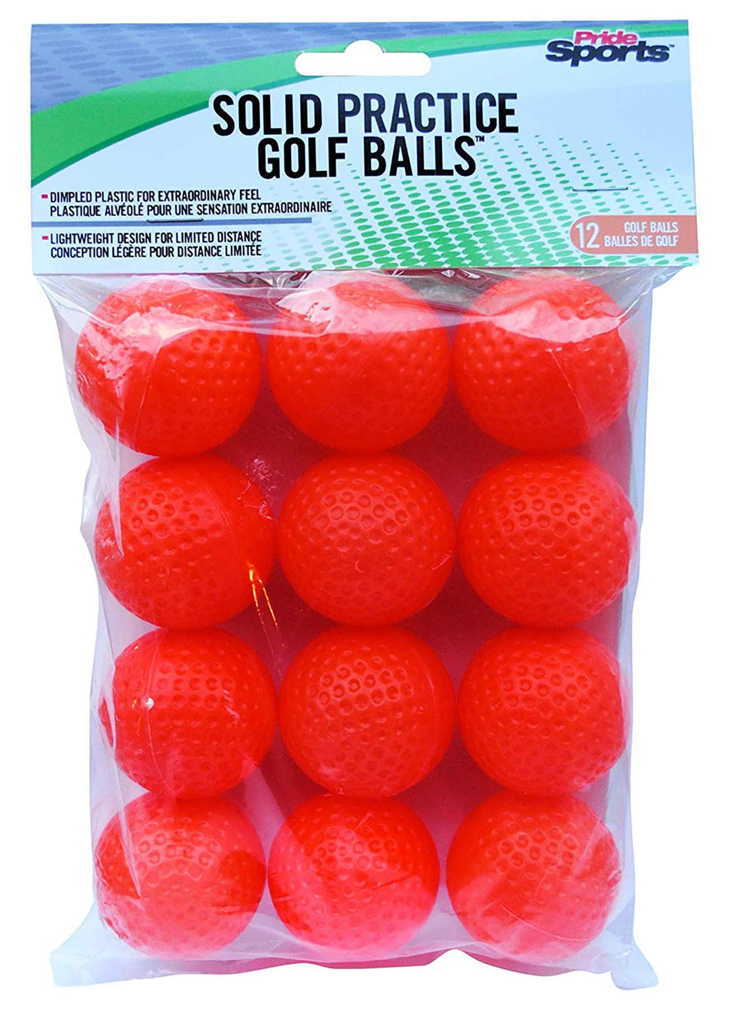 PrideSports Practice Balls, 12 Count Orange Solid - BeesActive Australia