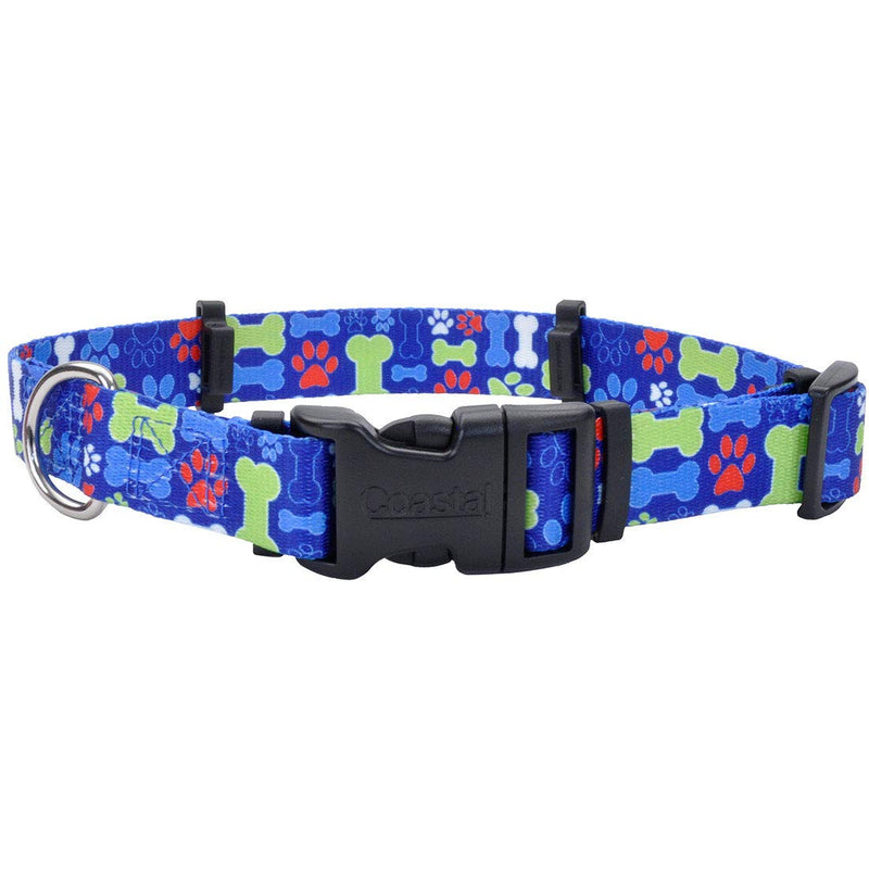 Coastal - Secureaway Flea Collar Protectors 1" x 26" Large Multi Bones - BeesActive Australia