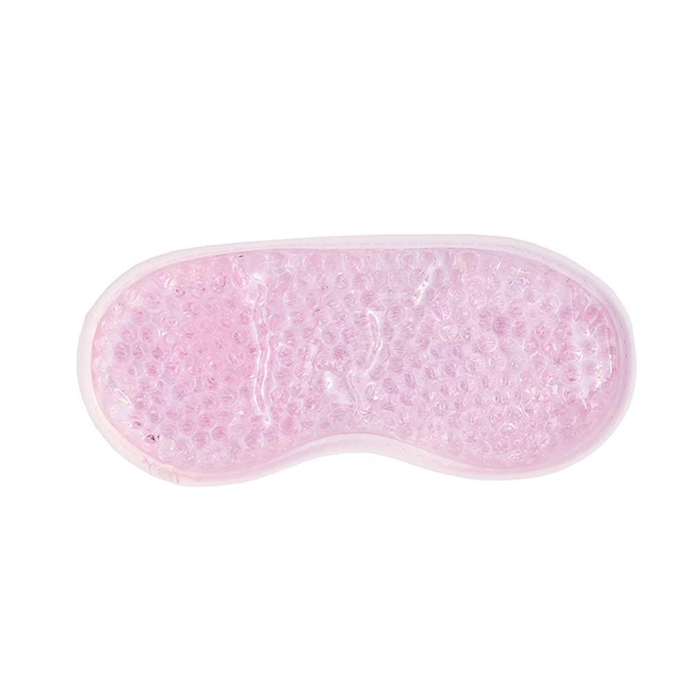 The Vintage Cosmetic Company | Gel Bead Re-usable Eye Mask | Therapeutic Dual Use Compress - Warm/Cool | Reduce Puffiness, Swelling, Dryness, Soreness | Headache and Migraine Relief | Pink - BeesActive Australia