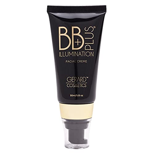 Gerard Cosmetics BB Plus Illumination Cream | Skin Perfecting Liquid Highlighter BB Cream for a Natural Radiant Glow | Multi Use Illuminizer Makeup, 1.69 Oz, Grace - BeesActive Australia