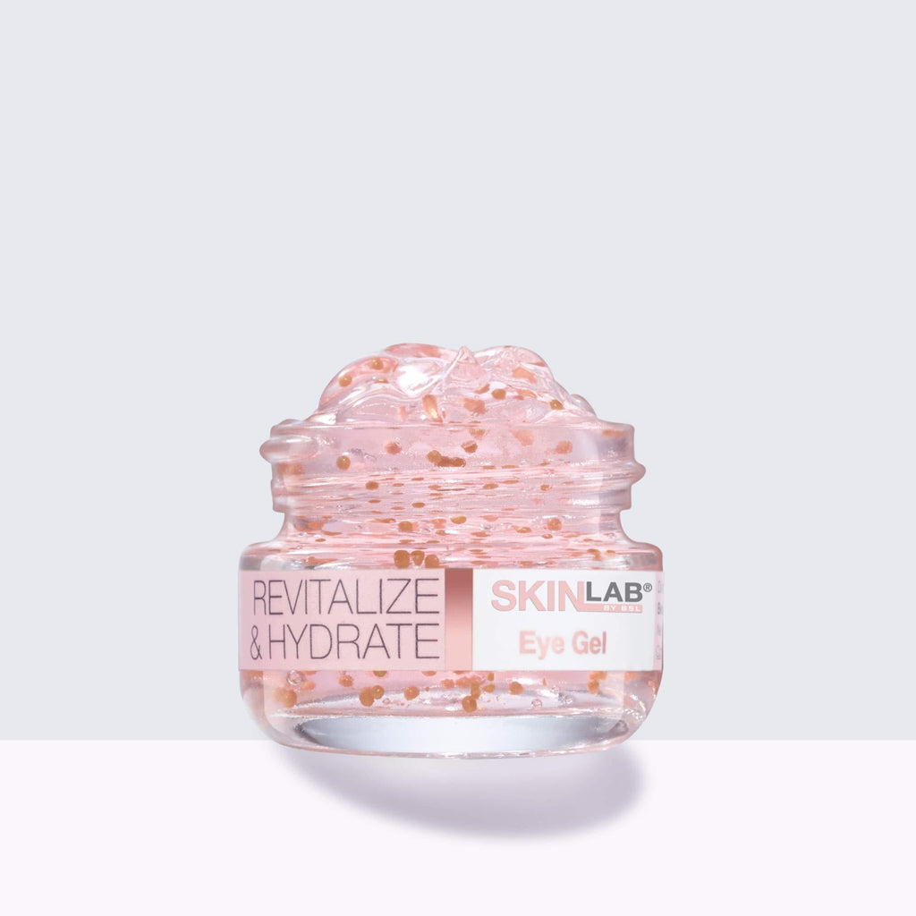SKIN LAB BY BSL Revitalize & Hydrate EYE REPAIR GEL- Burst Of Vitamin E To Protect Skin against Premature aging, She Butter, Moroccan Rose Oil and Coconut Water to revitalize dull looking skin 0.5 Oz - BeesActive Australia