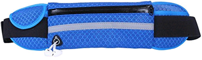 Ranvi Breathable Running Belt Waist Pack, Resistant Runners Belt Fanny Pack for Hiking Fitness, Adjustable Running Pouch for All Kinds of Phones iPhone Android Windows. blue - BeesActive Australia
