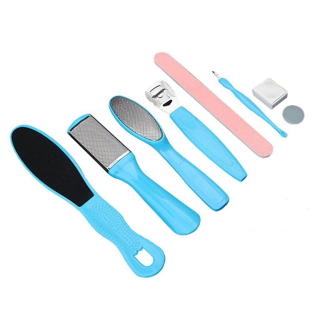 8 in 1 Professional Pedicure kit Pedicure Foot Rasp Foot File and Callus Remover Sided Remove Set Best Foot Care - BeesActive Australia