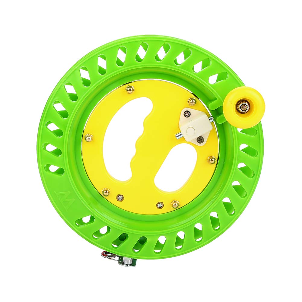 VGEBY Fishing Kite Line Spool, Plastic Wheel Reel Grip Winder Holder Tool Accessory 22cm Green - BeesActive Australia