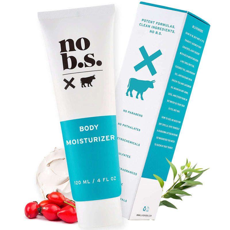 No B.S. Hand and Body Moisturizer l Ultra Hydrating Natural Body Lotion For Women and Men l Antioxidant-Rich Green Tea Protects Against Aging While Shea Butter and Lavender Oil Nourish Dry Skin - BeesActive Australia