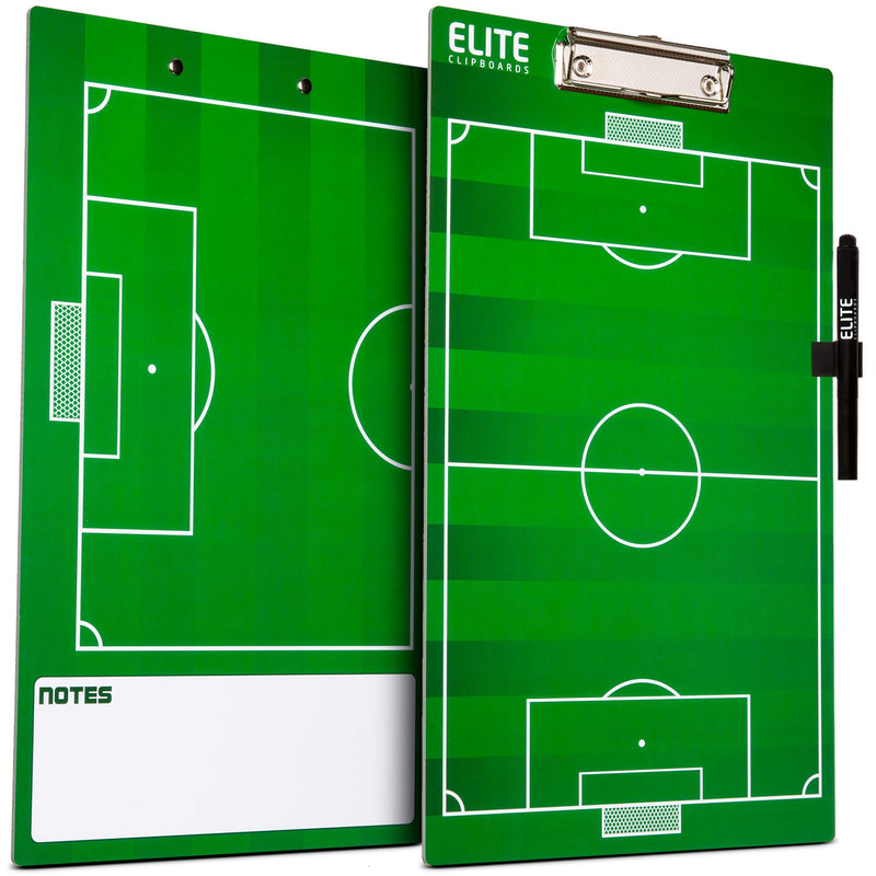 Elite Clipboards Dry Erase Soccer Coaches Clipboard | Double-Sided Soccer Marker Board - BeesActive Australia