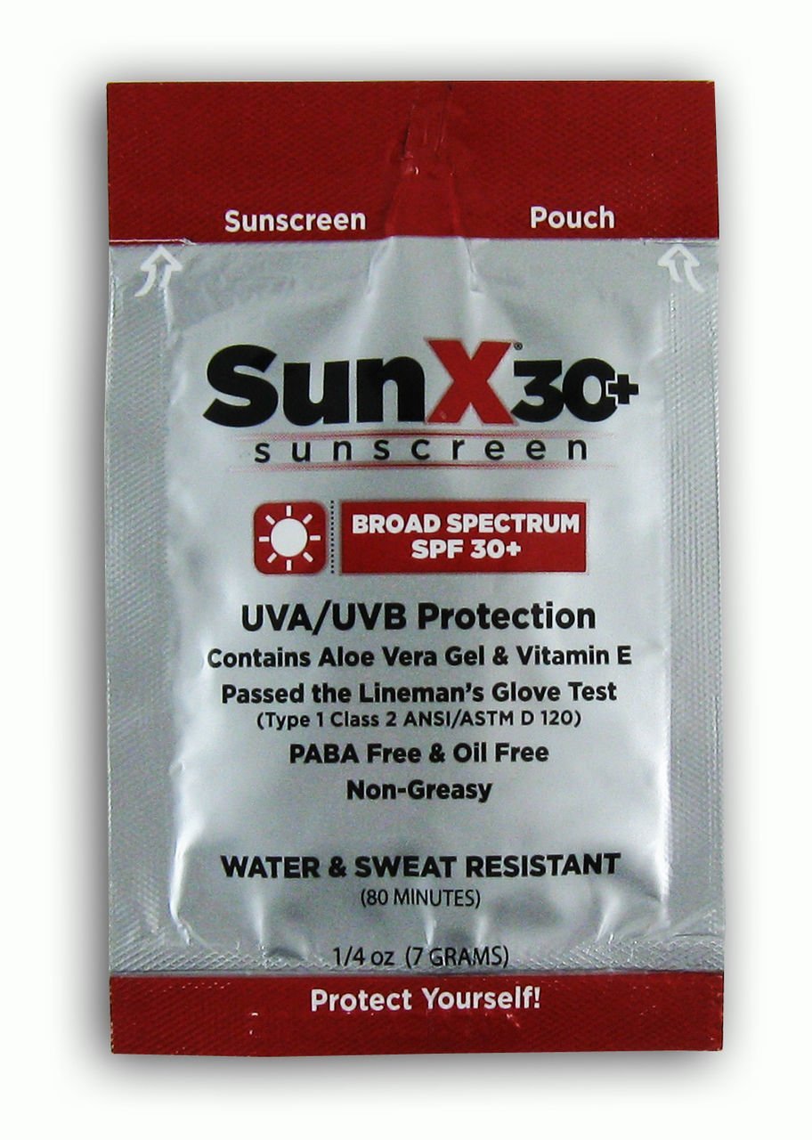 SunX 91663M Sunscreen SPF30, 0.25 oz Packets - BeesActive Australia