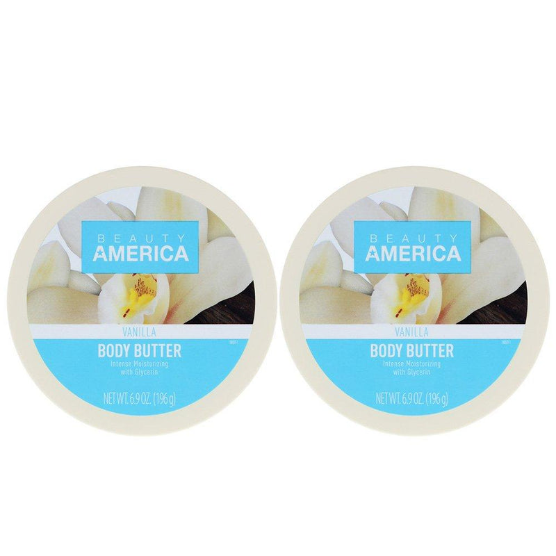 Beauty America Intense Moisturizing Body Butter - Vanilla, 2 pack 2-pack - BeesActive Australia
