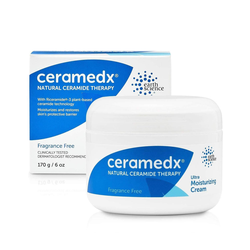 CERAMEDX - Ultra Moisturizing Natural Ceramide Cream Unscented for Dry, Sensitive Skin (6 oz.) - BeesActive Australia