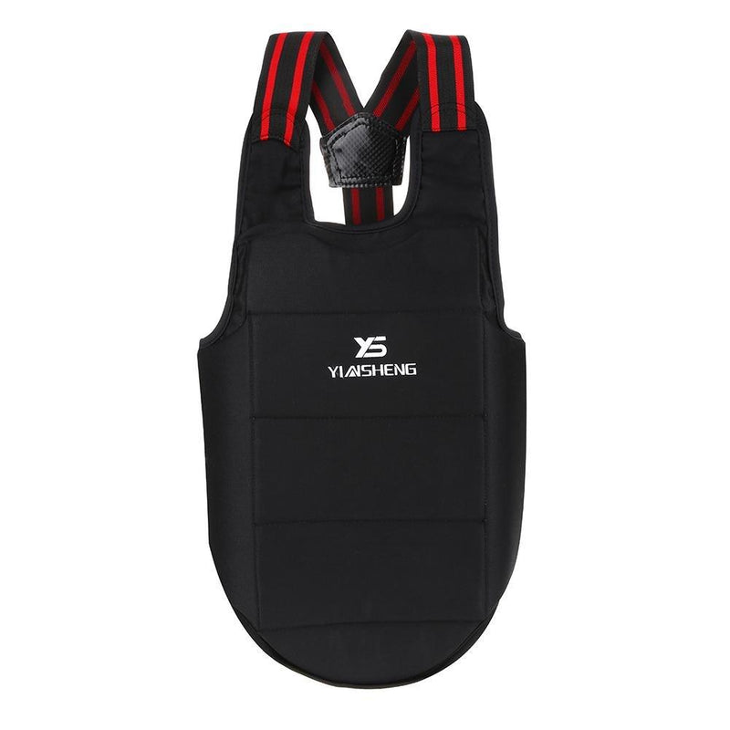 [AUSTRALIA] - VGEBY Karate Chest Guard, Sports Boxing Taekwondo Chest Shoulder Protector Vest for Children Adults L 