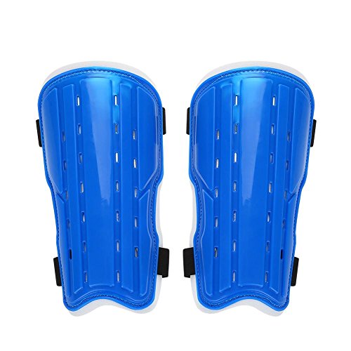 VGEBY 1Pair Soccer Shin Guard Soccer Shin Pad Perforated Breathable Soccer Shin Guards Blue - BeesActive Australia