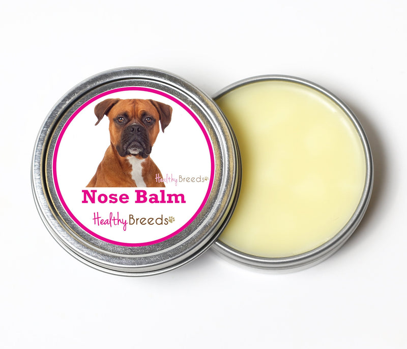 Healthy Breeds Elbow Nose & Paw All-Natural Butter Balms - Over 200 Breeds - Organic Oils to Hydrate & Heal - Unscented Formula - 2 oz Boxer Nose Balm 2 oz - BeesActive Australia