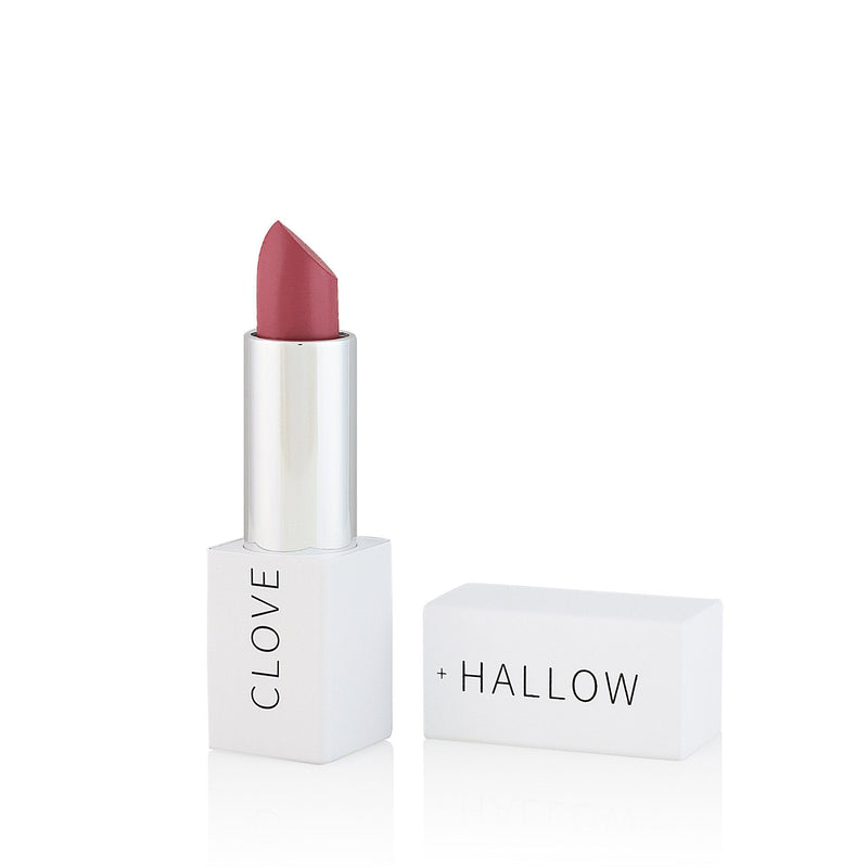 Clove + Hallow Lip Crème Cruelty-Free Vegan Natural Makeup Matte Lipstick, Sugared Plum - BeesActive Australia