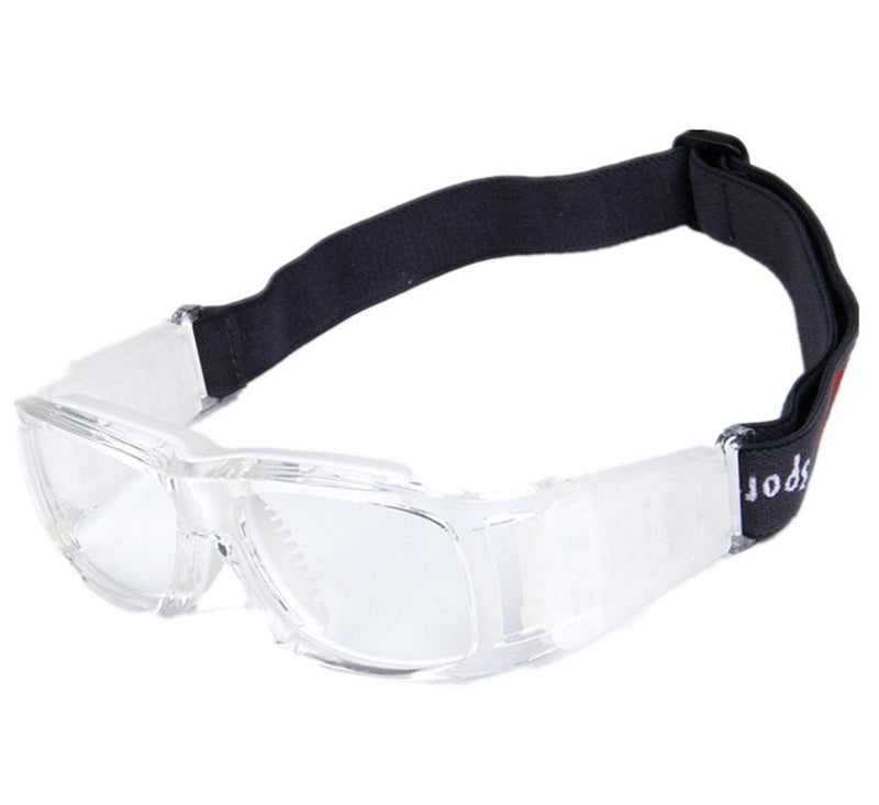 Kagogo Sports Protective Basketball Glasses Safety Goggles for Adults Football Transparent White001 - BeesActive Australia