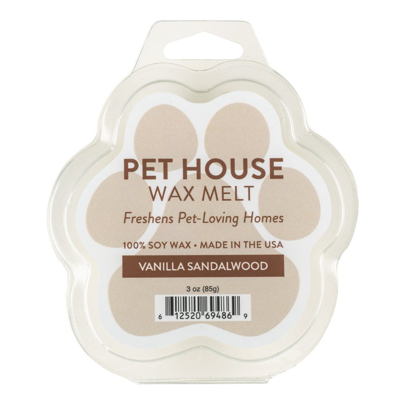 One Fur All 100% Natural Soy Wax Melts, Pack of 2 by Pet House – Long Lasting Pet Odor Eliminating Wax Melts Non-Toxic, Dye-Free Unique, Made in USA Vanilla Sandalwood 2 Pack - BeesActive Australia