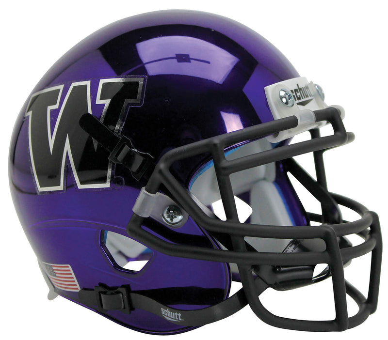 Schutt NCAA Washington Huskies Mini Authentic XP Football Helmet Alt. 4 - BeesActive Australia