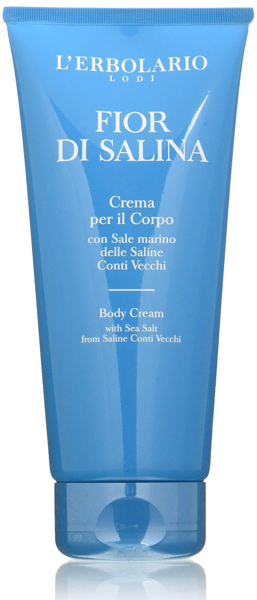 L'Erbolario Fior Di Salina Body Cream wih Citrus Scent -Makes Skin Silky and Smooth Made with Sea Salt from Saline Conti Vecchi, 6.7 Oz - BeesActive Australia